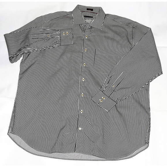 Peter Millar Men's Long Sleeve Button Front Striped‎ Shirt Size 2XL - Picture 1 of 8